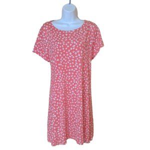 ULTRA SOFT Salmon Pink Summer Dress Size Large